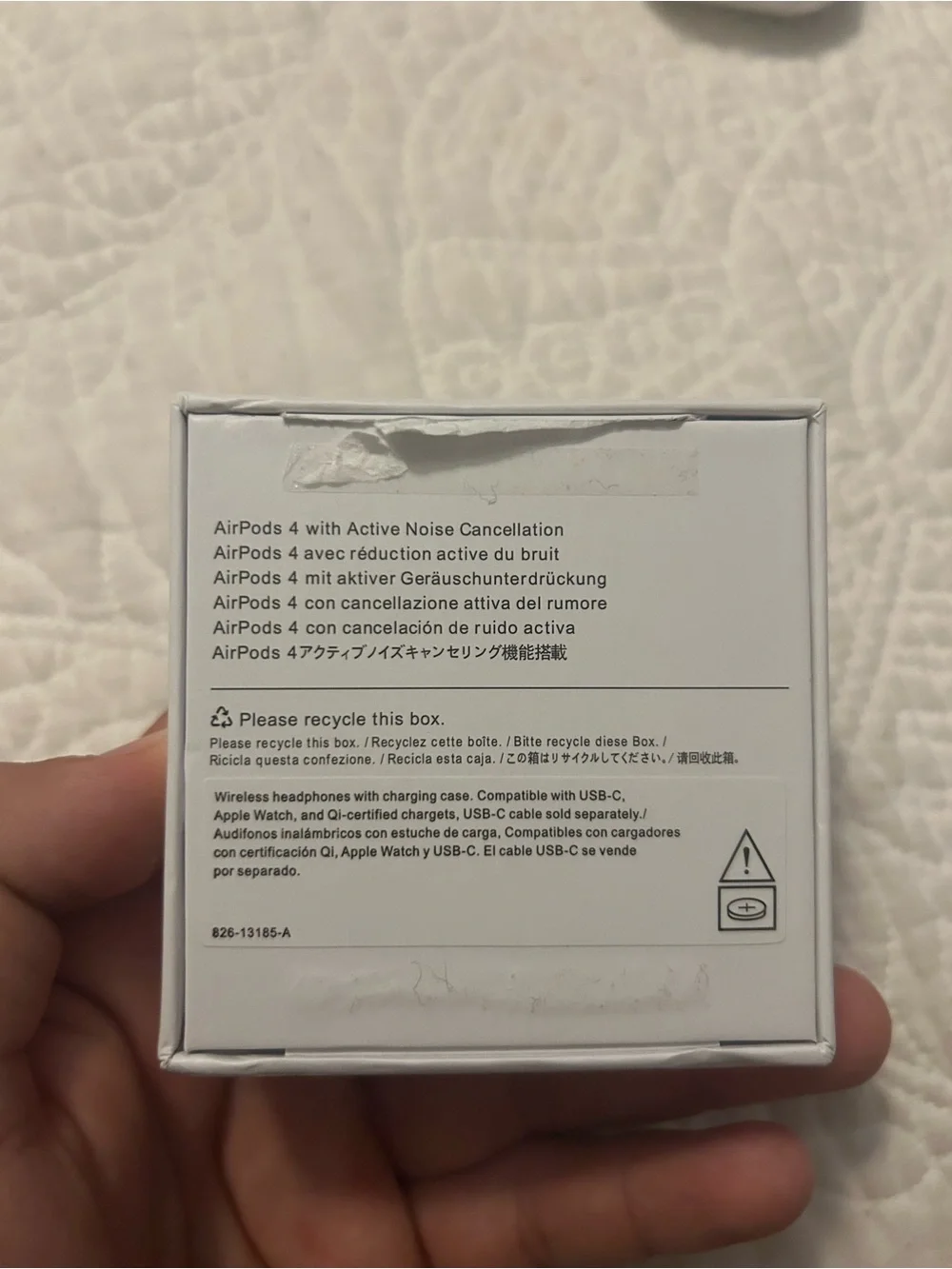 Apple AirPod 4s White Wireless Earbuds (PACK OF 2)